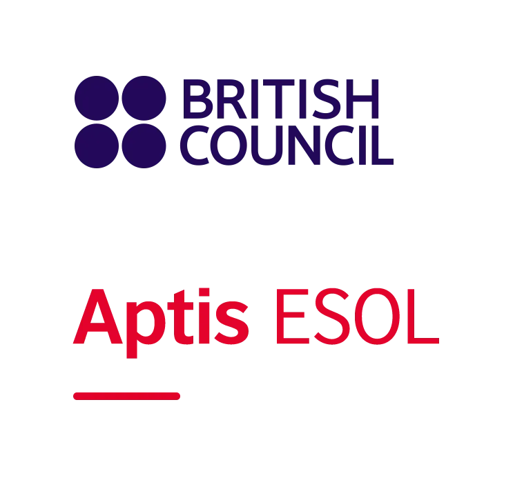 Logotipo de British Council para el examen Aptis ESOL, ideal para preparar tu curso Aptis online.